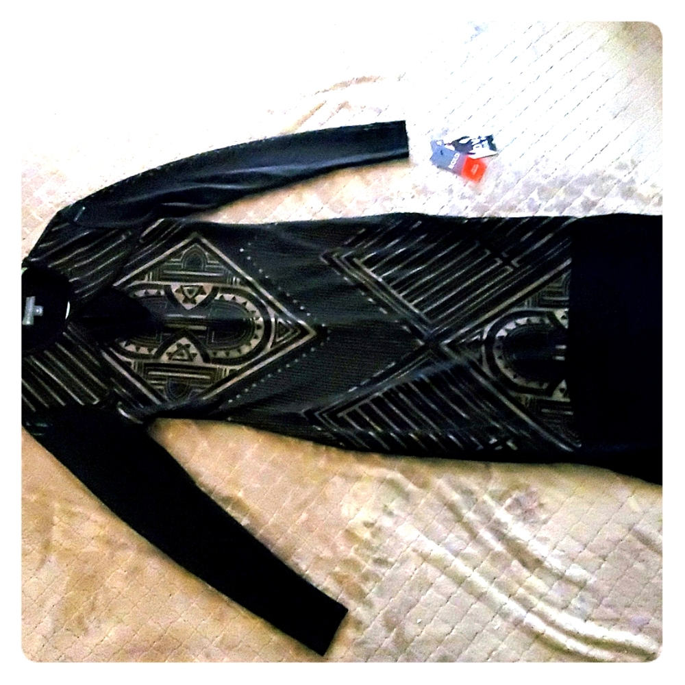 Black long sleeve dress